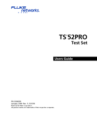 Thumbnail of document Manual - TS52 PRO Test Sets